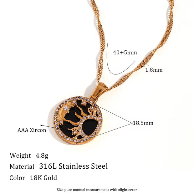 2024 Jewelry Water Proof Tarnish Free Fresh Water Pearl Stainless Steel Necklace Jewelry Set for Woman Choker