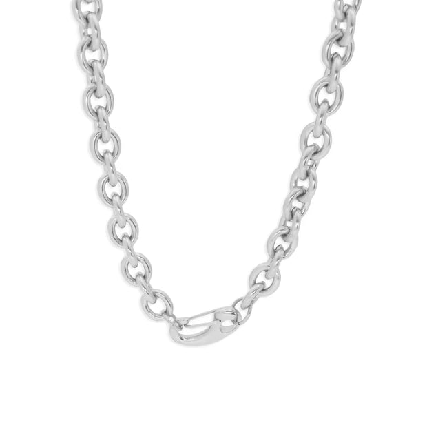 2 Styles High Quality Stainless Steel Chain Necklace 18K Gold Plated Unique Kidney Bead Clasp Neck Jewelry