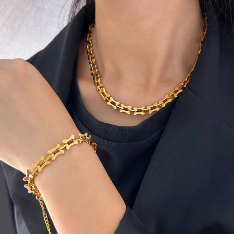 Wholesale Hip Hop Jewelry 18K Gold Chain Men Necklace Stainless Steel Miami Cuban Link Chain