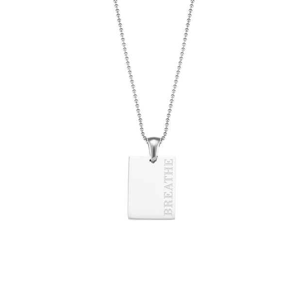 2024 Golden Square Letter Pendant Necklace 18K Gold Plating Chains Stainless Steel Necklace