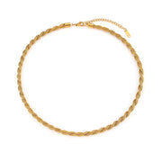 Valentine'S Day Gift Ideas 2024 Choker Necklace Set Hollow Zircon Stainless Steel Jewelry