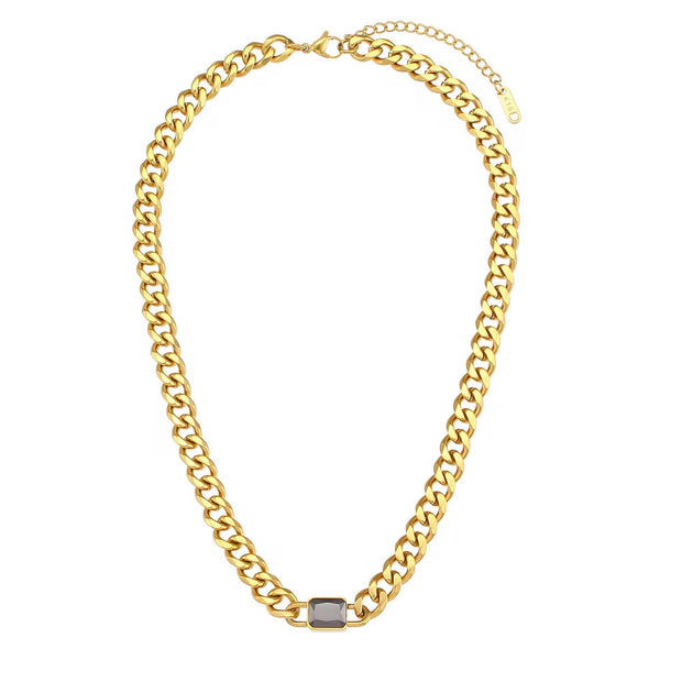 Valentine'S Day Gift Ideas 2024 Choker Necklace Set Hollow Zircon Stainless Steel Jewelry