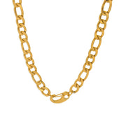 2 Styles High Quality Stainless Steel Chain Necklace 18K Gold Plated Unique Kidney Bead Clasp Neck Jewelry