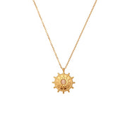 Wholesale Titanium Steel Necklace Set Tarnish Free Jewelry Natural Stone Zircon Pendant Necklace