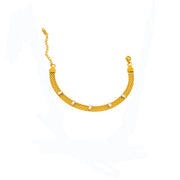Vintage Collar Necklace Stainless Steel 18K Gold Plated Statement Clavicle Chain Mesh Chain Zircon Baguette Choker