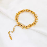 Wholesale Hip Hop Jewelry 18K Gold Chain Men Necklace Stainless Steel Miami Cuban Link Chain