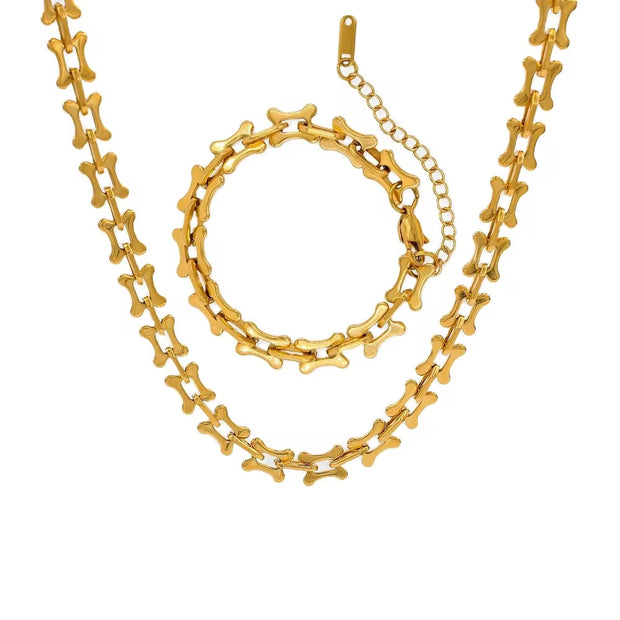 Wholesale Hip Hop Jewelry 18K Gold Chain Men Necklace Stainless Steel Miami Cuban Link Chain