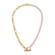 Zircon Beaded Necklace Gold Plated Choker Set Stainless Steel Necklaces Fashion Jewelry Necklaces