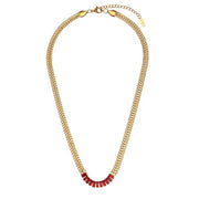 Zircon Beaded Necklace Gold Plated Choker Set Stainless Steel Necklaces Fashion Jewelry Necklaces