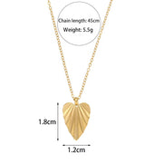 Vintage Jewelry Gold Plated Pendant Necklace Engraved Stainless Steel Jewelry Necklaces Set