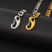2 Styles High Quality Stainless Steel Chain Necklace 18K Gold Plated Unique Kidney Bead Clasp Neck Jewelry