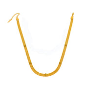 Vintage Collar Necklace Stainless Steel 18K Gold Plated Statement Clavicle Chain Mesh Chain Zircon Baguette Choker