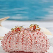 2024 Cute Ocean Animal Clip on Earrings 18K Gold Plated Cuff Earrings, Korean Earrings