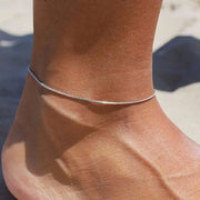 Wholesale Snake Chain Anklet 18k Gold Plated Stainless Steel Multilayer Ladies Anklet