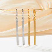 Unusual Earrings Trendy Jewelry Stainless Steel Snake Chain Long Tassel Drop Earrings