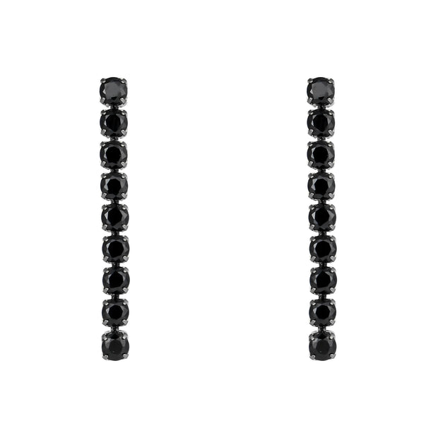 Zirconia Stud Earrings 18K Plated Zircon Stone Earring Stainless Steel Gold Chain Diamond Earrings
