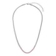 Zircon Beaded Necklace Gold Plated Choker Set Stainless Steel Necklaces Fashion Jewelry Necklaces