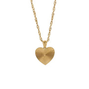 2024 Fashion Vintage 18K Gold Plated Heart Pendant Necklace for Woman