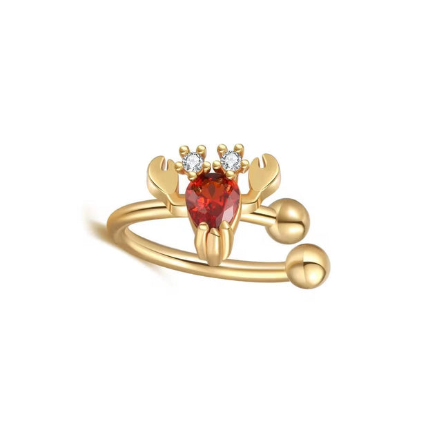 2024 Cute Ocean Animal Clip on Earrings 18K Gold Plated Cuff Earrings, Korean Earrings