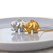 Wholesale Gold Elephant Shaped Hollow Out Pendant Necklace Animal Necklace for Women Men Jewelry Elephant Necklace Set