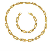 10Mm Wide Gold Silver Color Stainless Steel Jewelry SET Unisex High Quality DIY Chain Accessories Waterproof Low MOQ